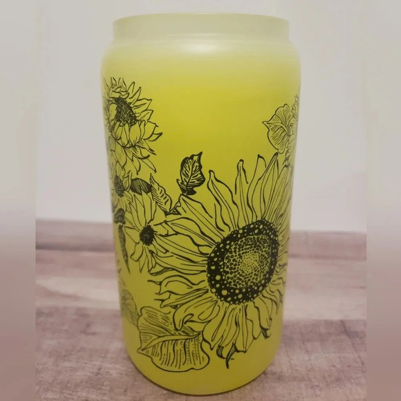 16oz Sunflower cold color changing cup - Picture 11 of 11